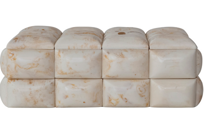 Marbled Resin Tile &amp; MDF Box (Each One Will Vary) - Salt &amp; Creek