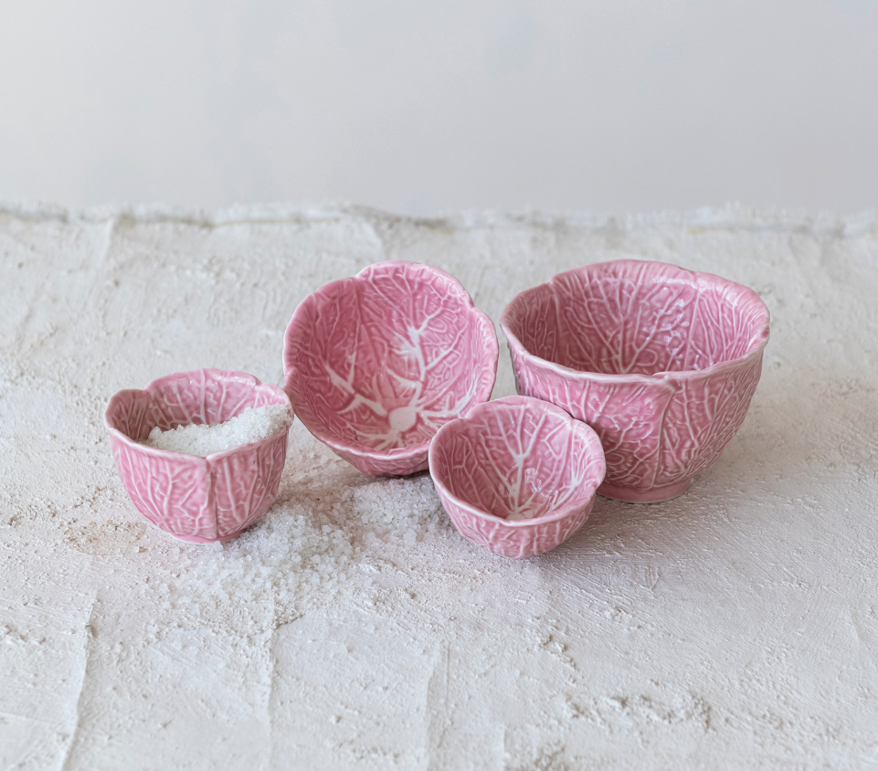 Ma Choupette Stoneware Prep Bowl ~ Set of 4 in Rose - Salt &amp; Creek