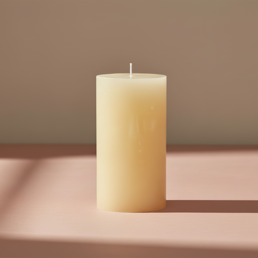 Unscented Face Pillar Candle-Tall - Salt &amp; Creek