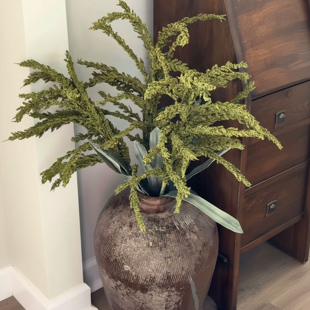 Tall Seed Berry Stem in Green - 40" - Salt &amp; Creek