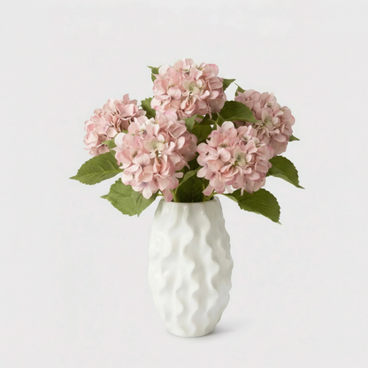 Small Hydrangea Artificial Flower in Antique Pink - 19" - Salt &amp; Creek
