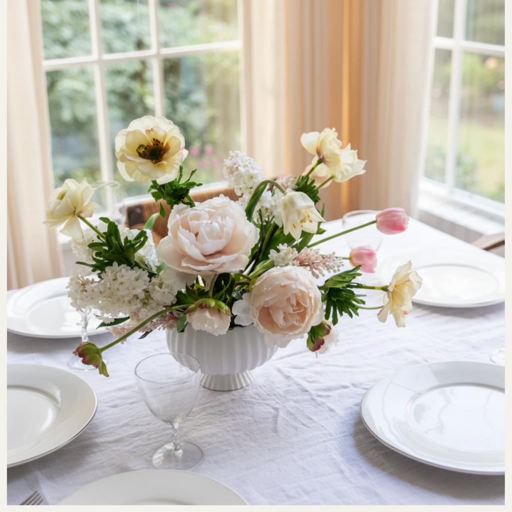 Blush Real Touch Faux Peony Stem- 27" - Salt &amp; Creek