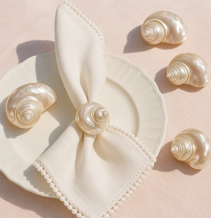 Mother of Pearl Shell Napkin Ring