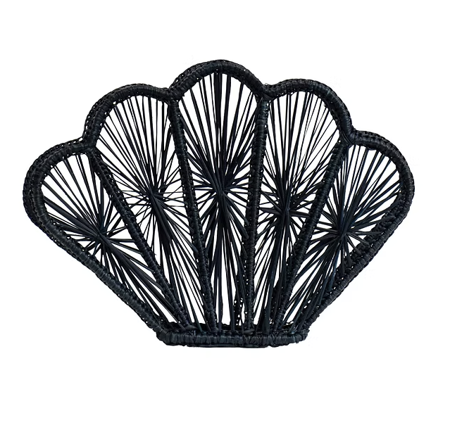 Shell Napkin Holder with Colored Trim