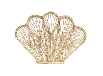 Shell Napkin Holder with Colored Trim