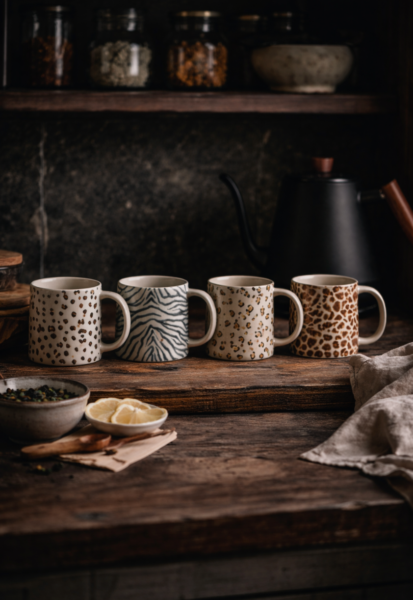 Wild Print Mug Set - Salt &amp; Creek