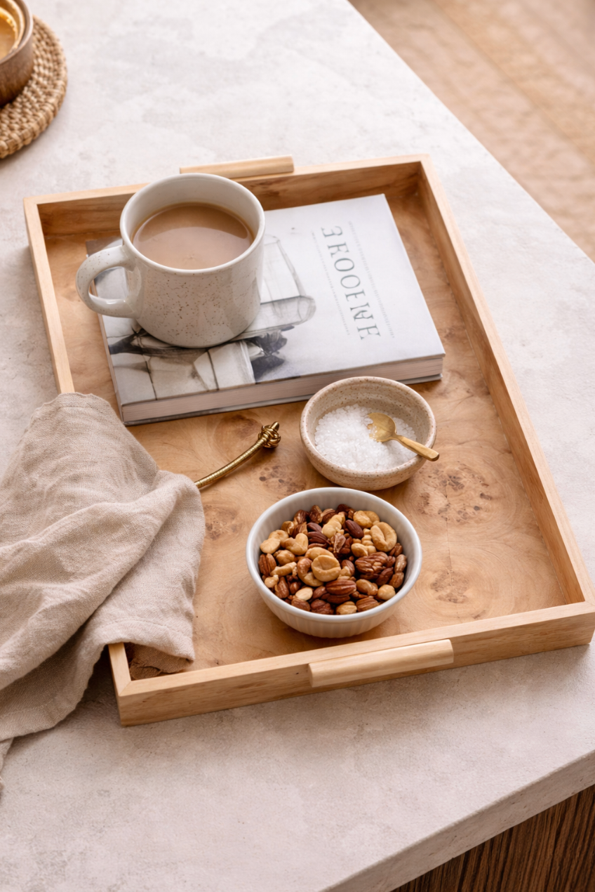 The Burlwood Tray - Salt &amp; Creek