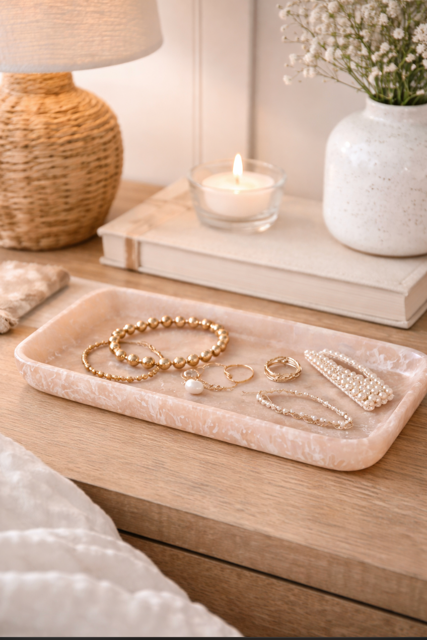 The Blush Resin Tray - Salt &amp; Creek
