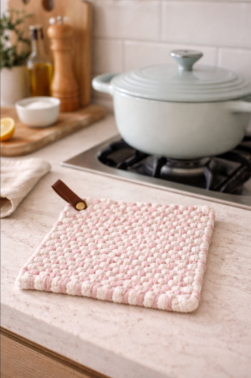Handmade Crochet Pot Holder - Salt &amp; Creek