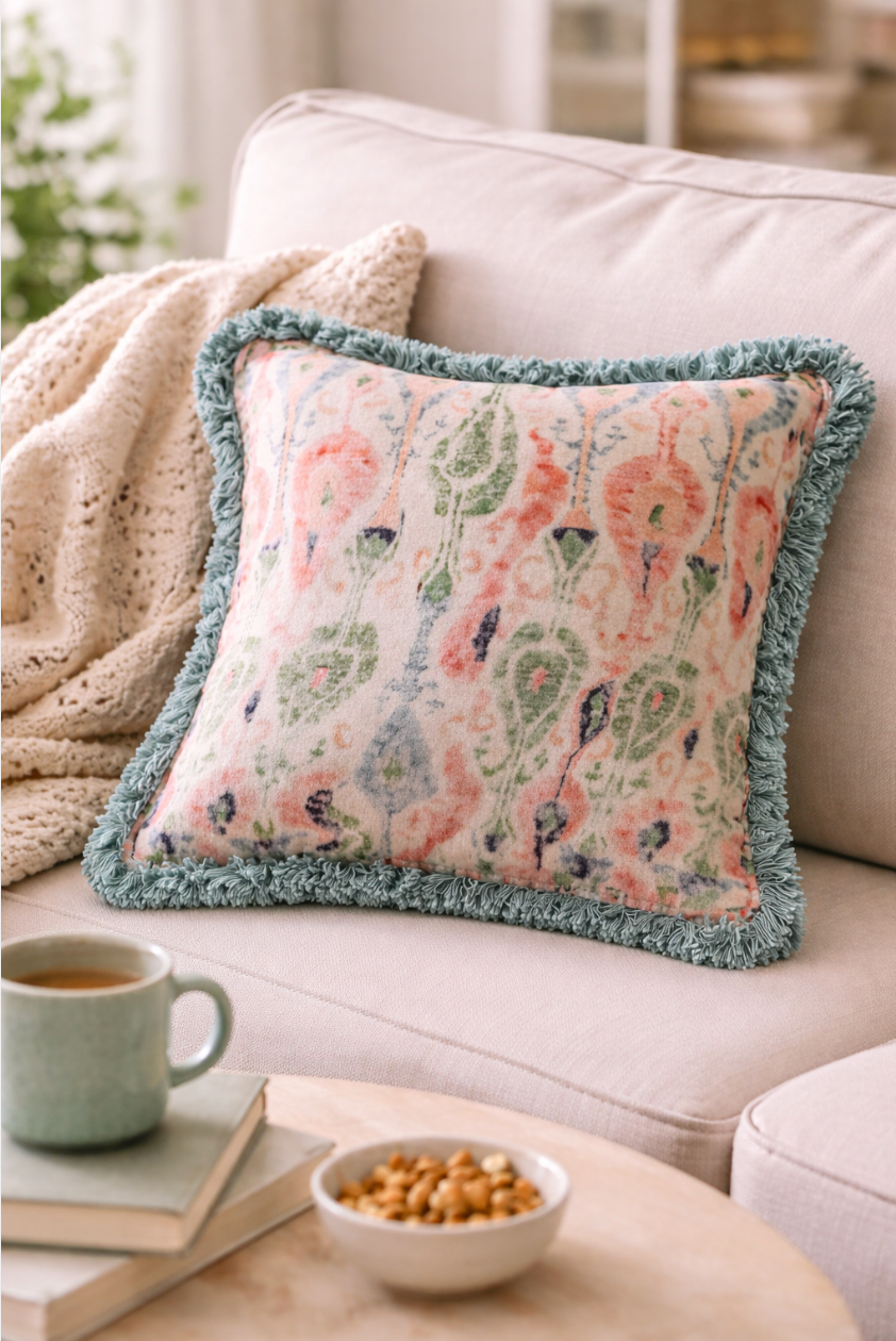 Eyelash Fringe Pillow - Salt &amp; Creek