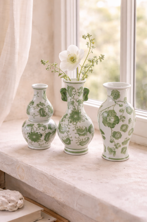 Green Garden Bud Vases - Salt &amp; Creek