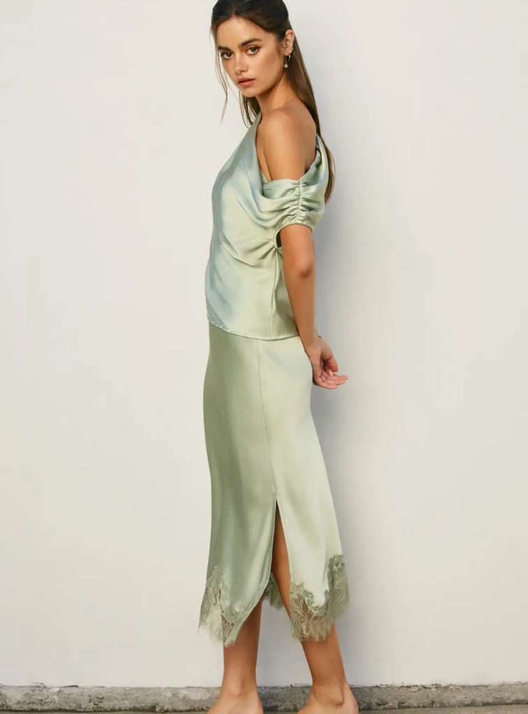 The Eloise Satin Skirt - Salt &amp; Creek