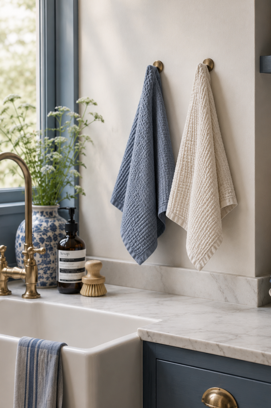 Ocean Hues Double Cloth Tea Towels (Set of 2) - Salt &amp; Creek
