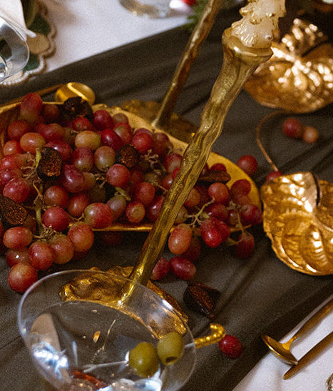 Red Electroplated Martini Glass