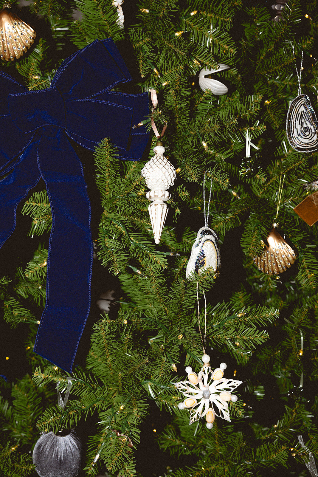 Lacy Shell Flower Ornament