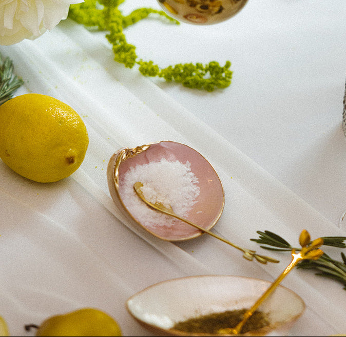 Rose Clam Salt &amp; Pepper Gift Set