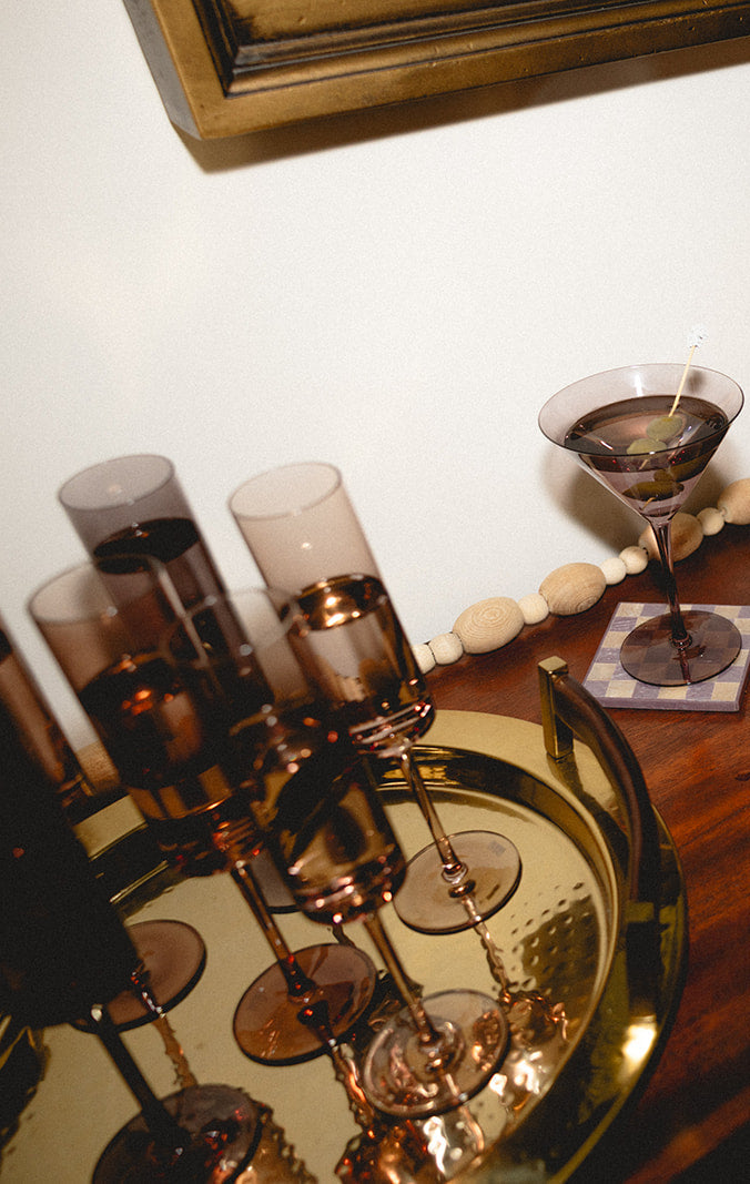 Venus Champagne Flute 6oz - Toffee