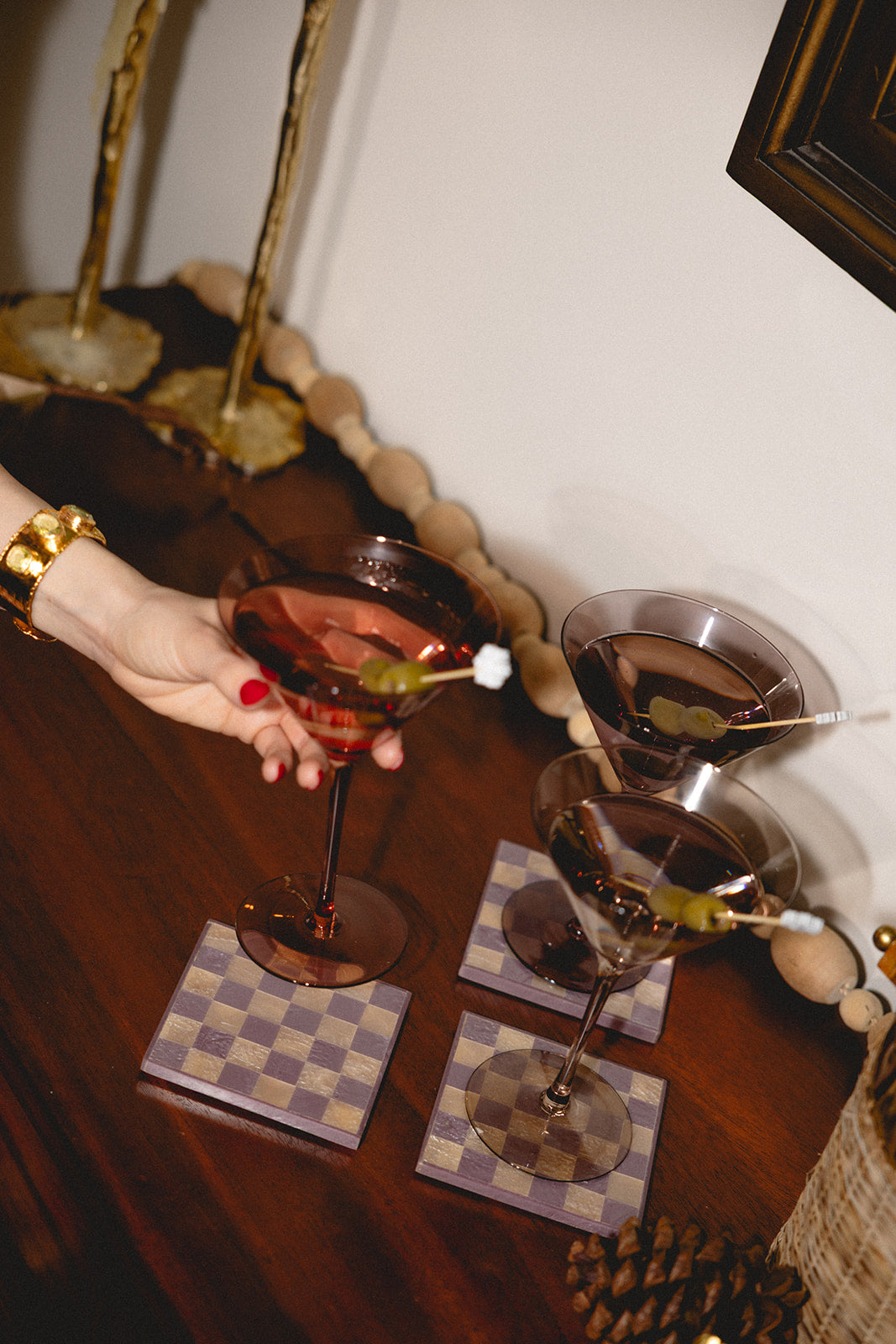 Venus Martini Glass 8oz - Toffee