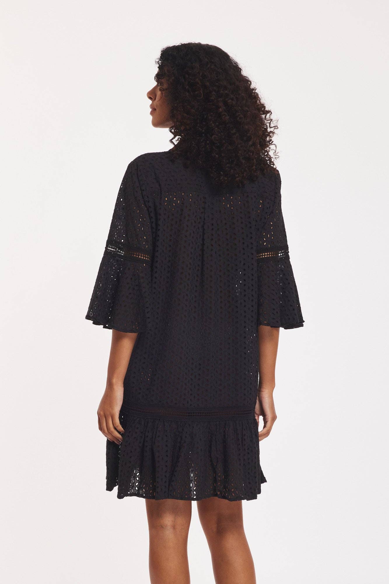 Delaney Midi Dress- Black - Salt &amp; Creek