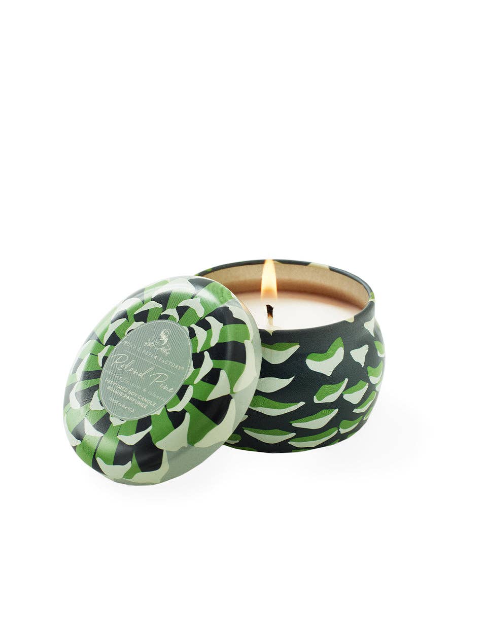 Roland Pine Small Tin Soy Candle - Salt &amp; Creek