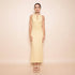 CENTER FRONT KEYHOLE BEAD MAXI DRESS-DD11102AFO - Salt & Creek