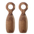 Acacia Wood Salt and Pepper Mills, Set of 2