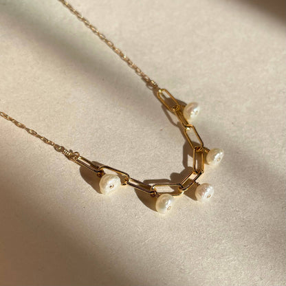 Mini Pearl Chain Necklace - Salt &amp; Creek