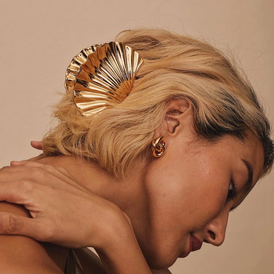 Shell-Shaped Metal Hair Claw Clips - Salt &amp; Creek
