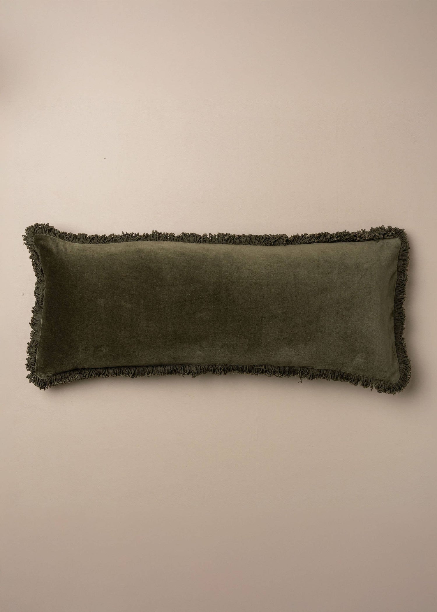 Saardé Velvet Body Pillow - Dark Olive