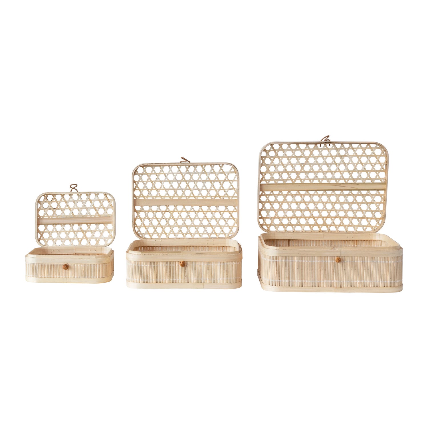 Solea Bamboo Boxes, Set of 3