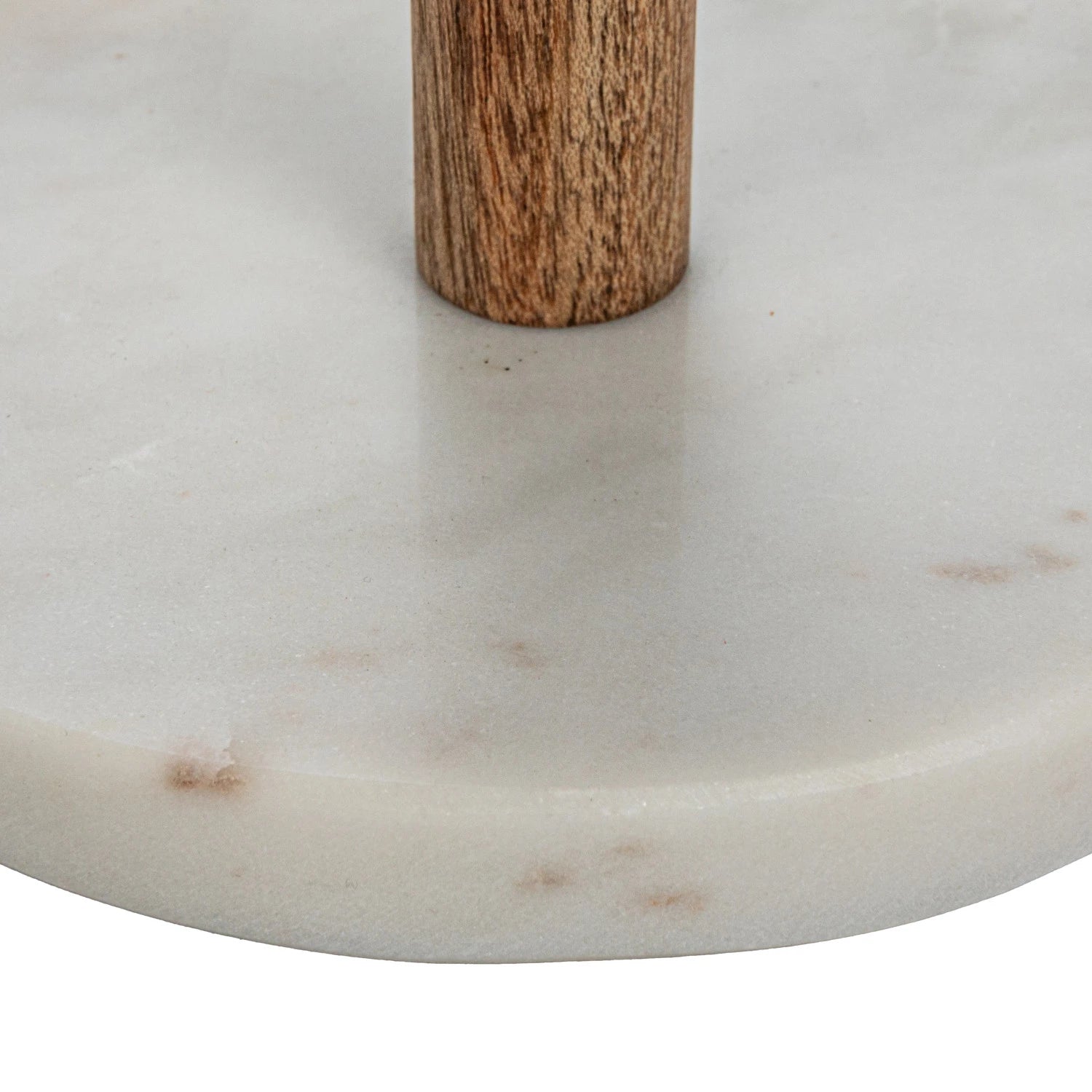 Mango Wood &amp; Marble Mug Rack