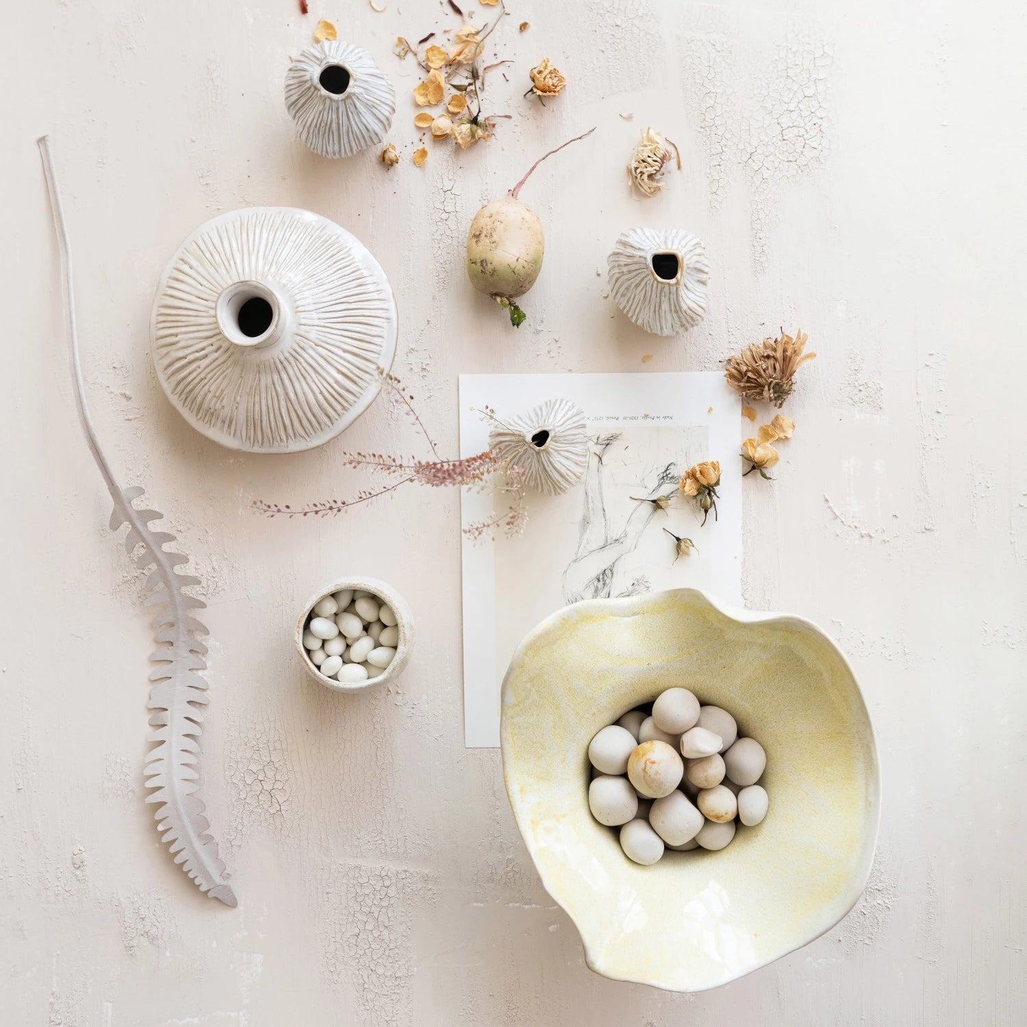 Pleated Vase - Salt &amp; Creek
