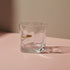 8 oz. Textured Whiskey Glass w/ Embedded Gold Finish Bullet