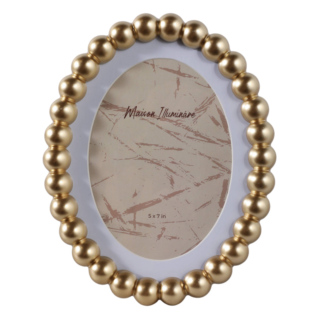 Isla Beaded Oval Frame - Salt &amp; Creek