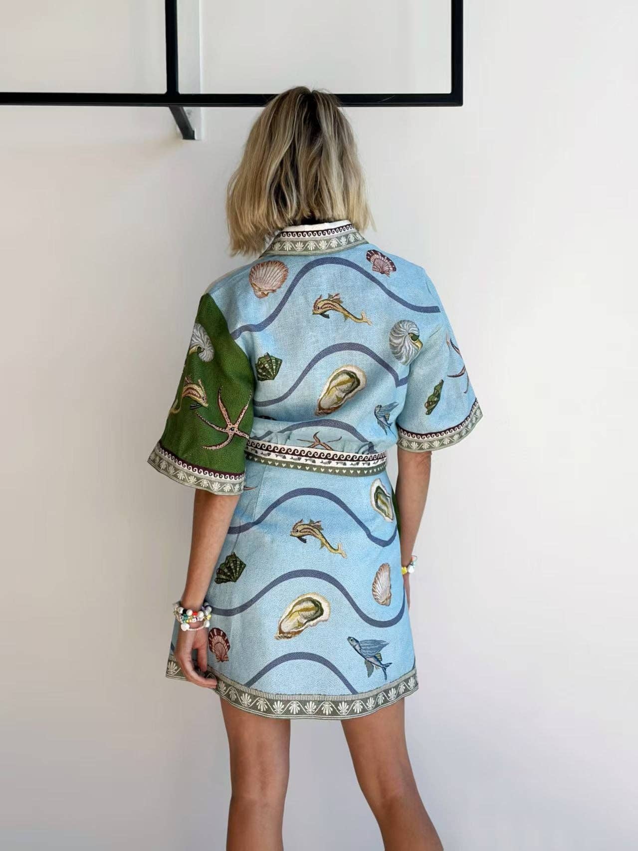 Deep Sea Dreaming Shirt Dress