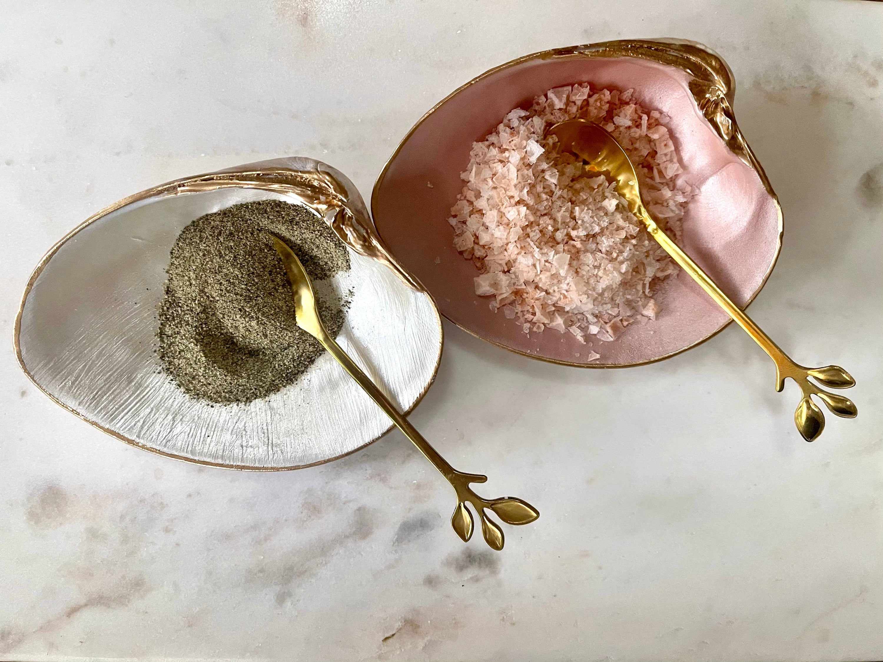 Rose Clam Salt &amp; Pepper Gift Set - Salt &amp; Creek