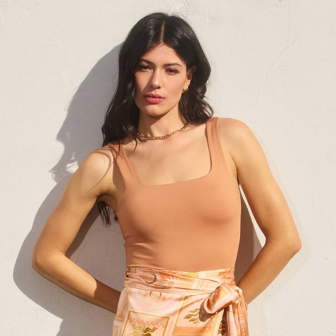FT5784 Square Neck Bodysuit - Salt &amp; Creek