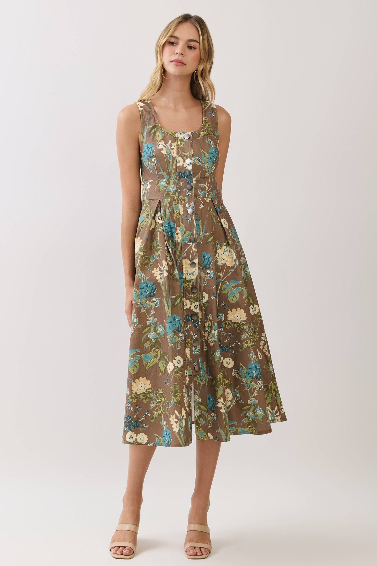 Katherine Button Down Midi Dress - Salt &amp; Creek