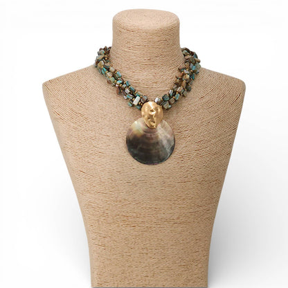 Mariada Mother of Pearl Shell Necklace