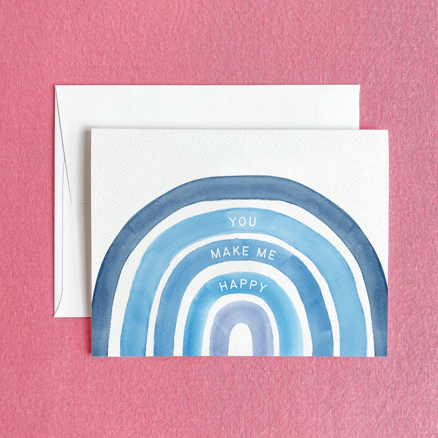 You Make Me Happy Rainbow Greeting Card | Friendship Card - Salt &amp; Creek