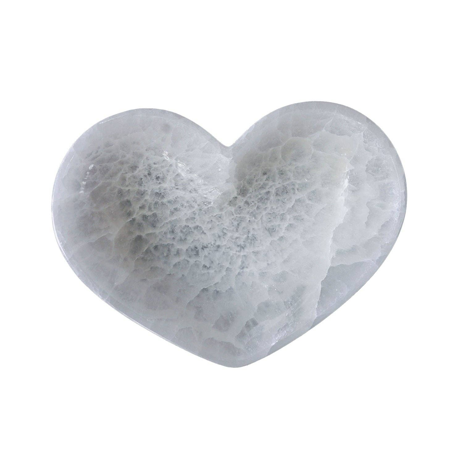 Selenite Heart Bowl - Salt &amp; Creek