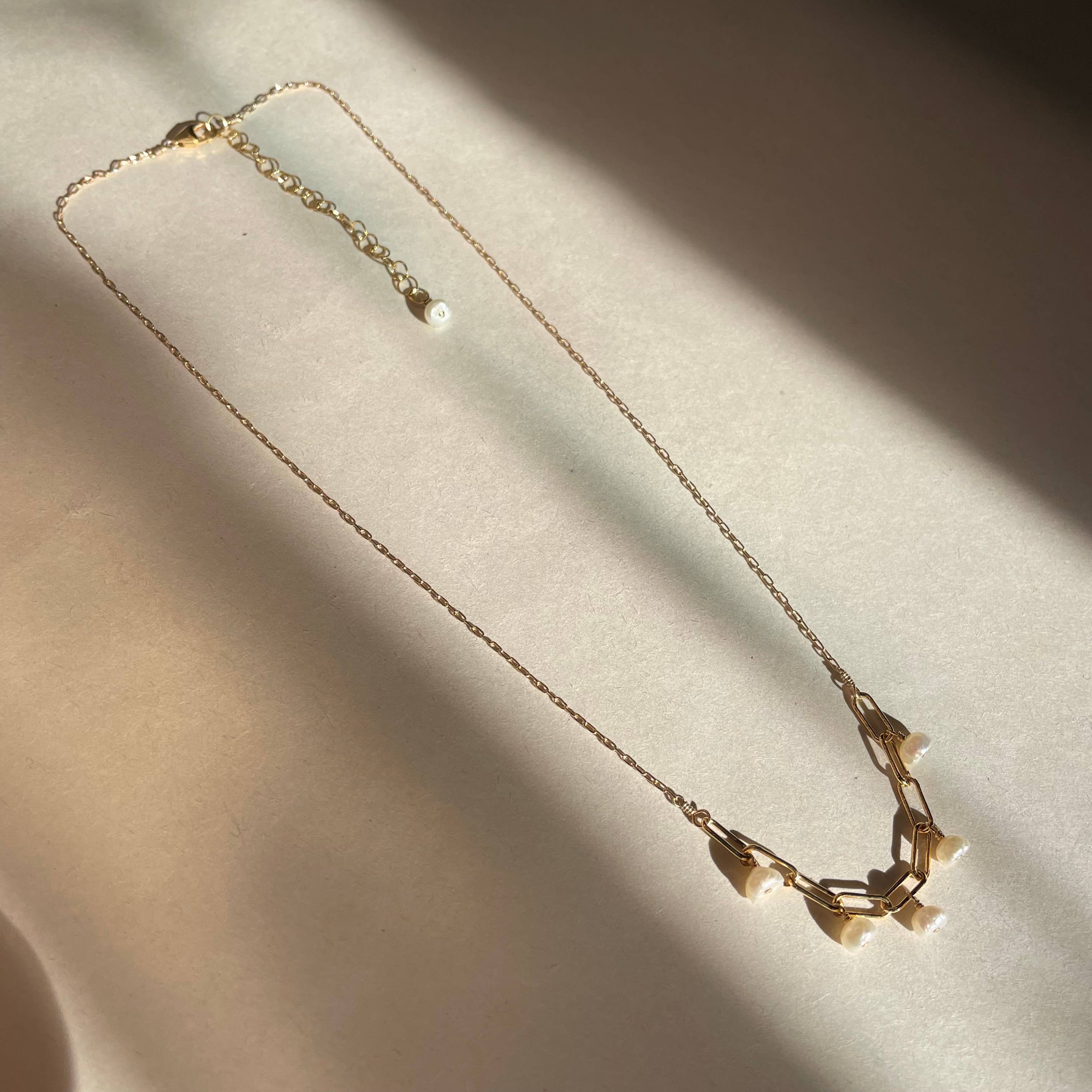 Mini Pearl Chain Necklace - Salt &amp; Creek