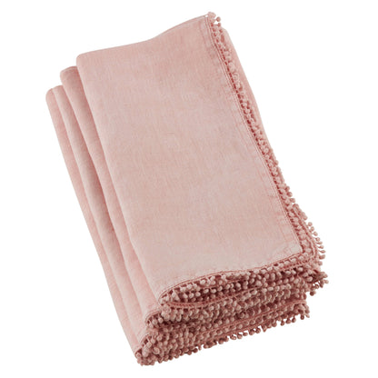 Pompom Border Linen Napkin