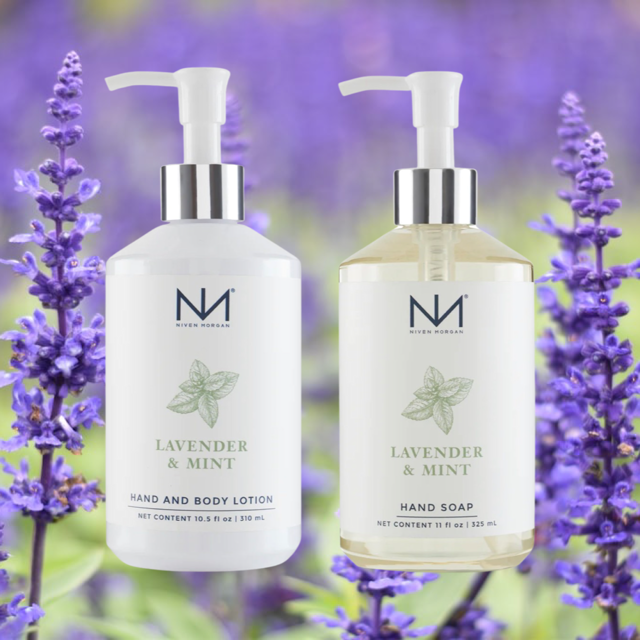 Lavender &amp; Mint Soap and Lotion Set