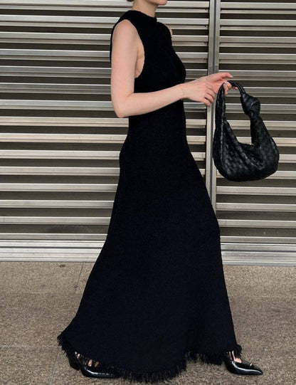 Bare Knit Midi- Onyx