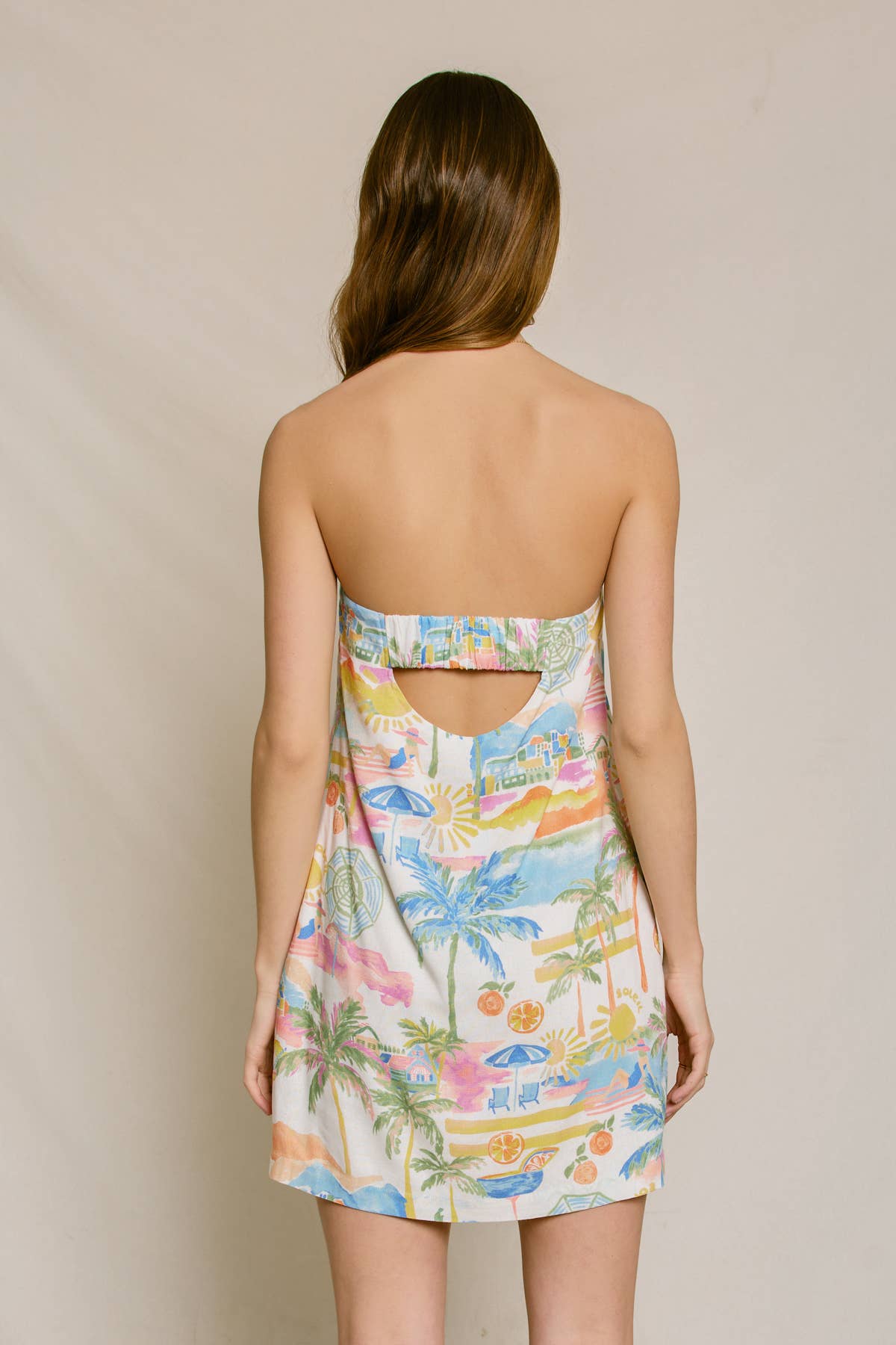 Summer Somewhere Strapless Pull on Mini Dress (1) - Salt &amp; Creek