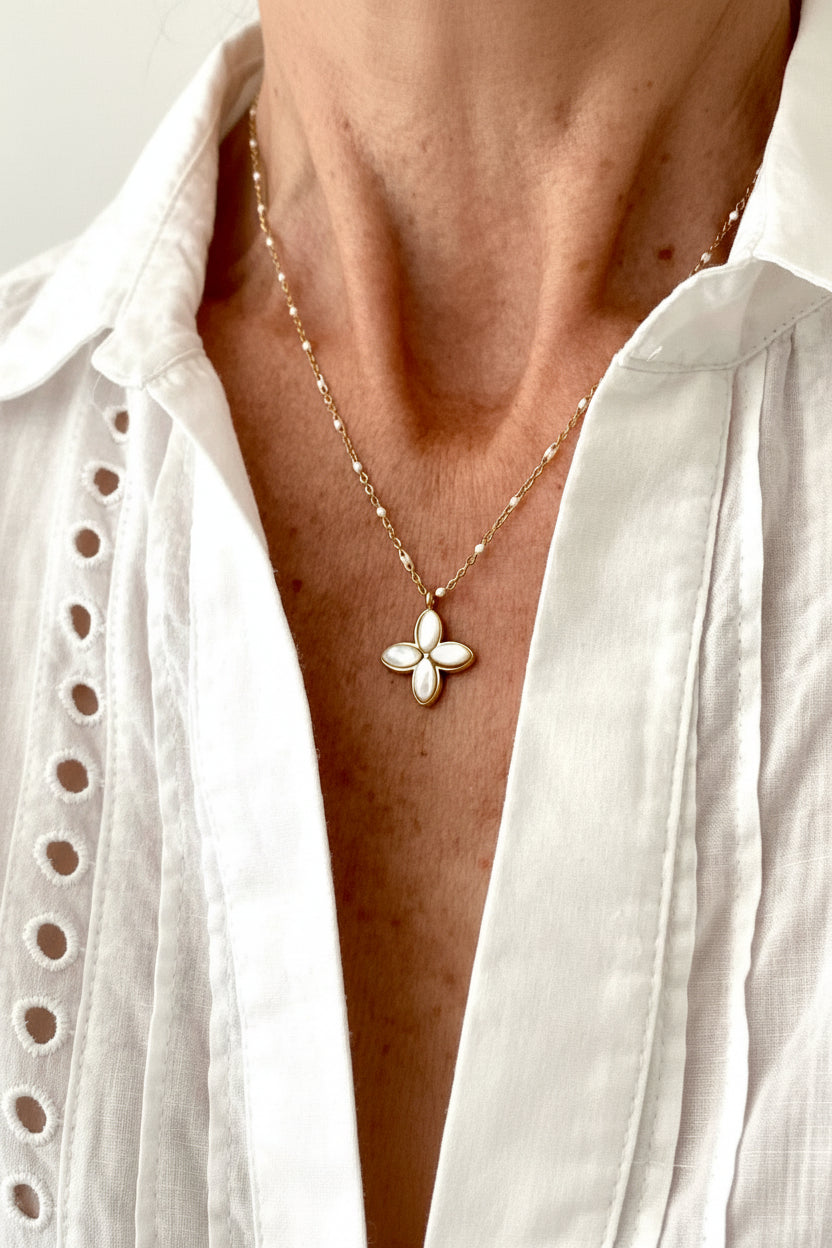 Maddy Mother of Pearl Necklace