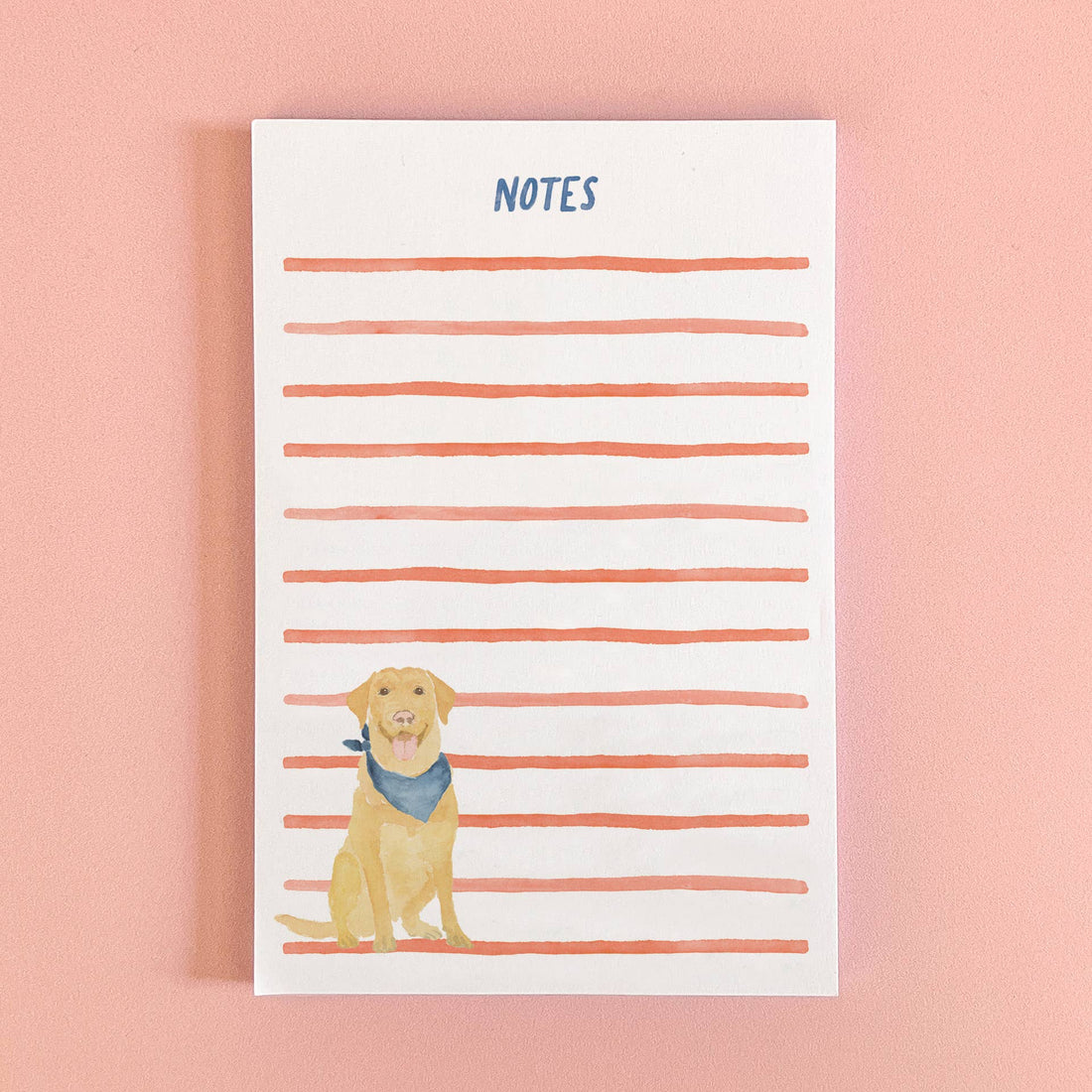 Americana Dog Notepad | Yellow Lab Notepad | Dog Notepad