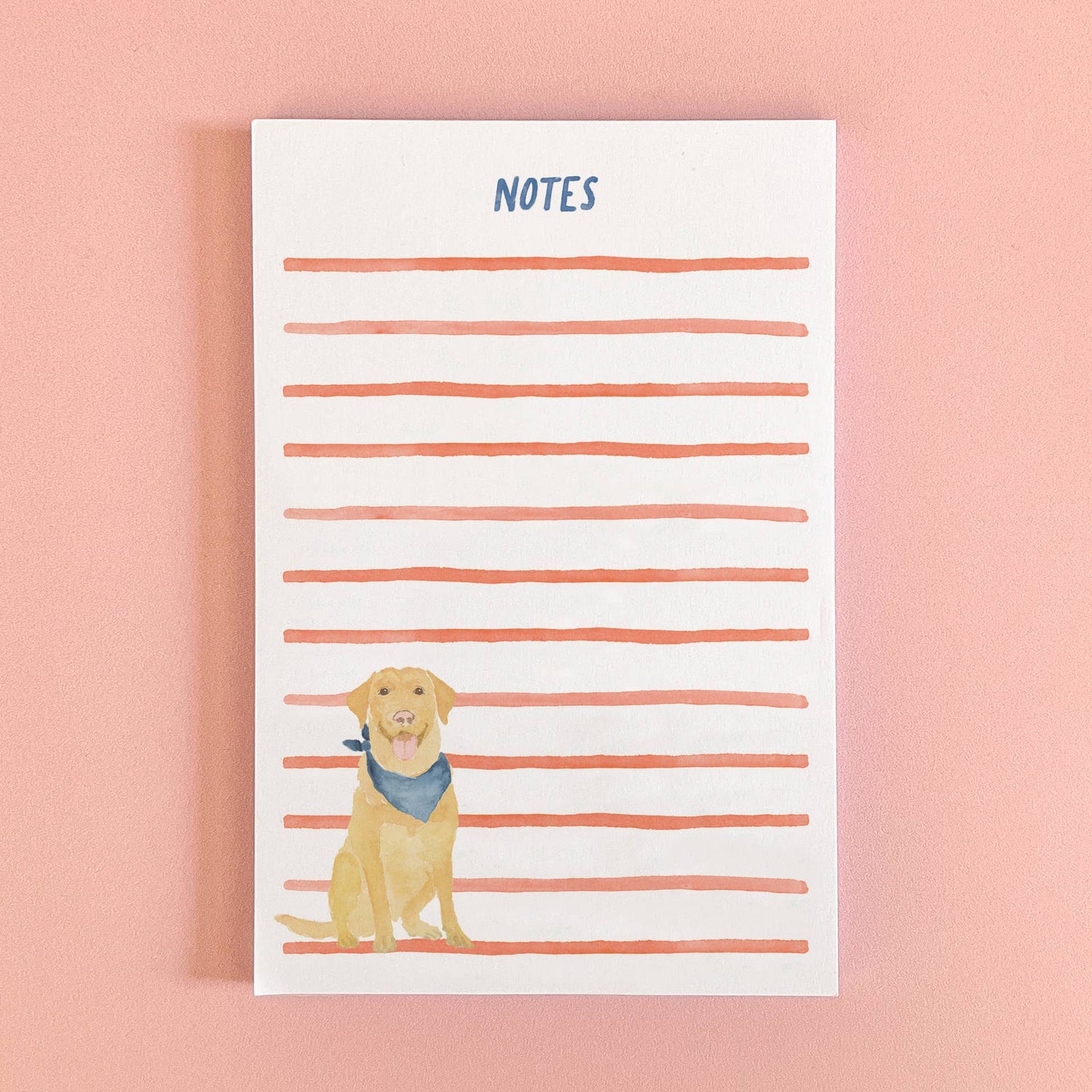 Americana Dog Notepad | Yellow Lab Notepad | Dog Notepad