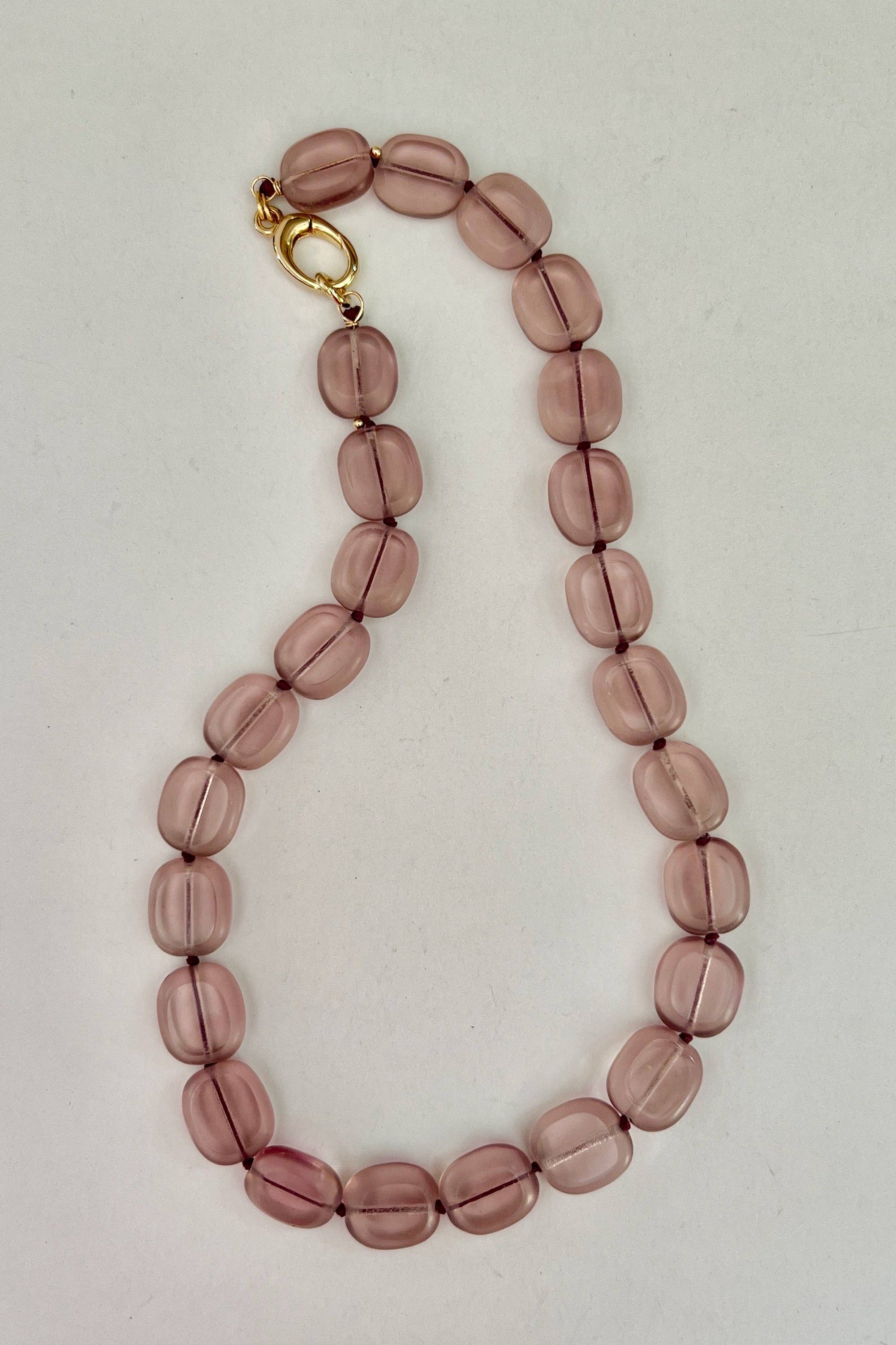 Stefanie Glass Bead Necklace